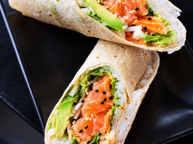 Burrito saumon