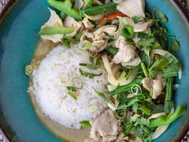 Chicken curry vert