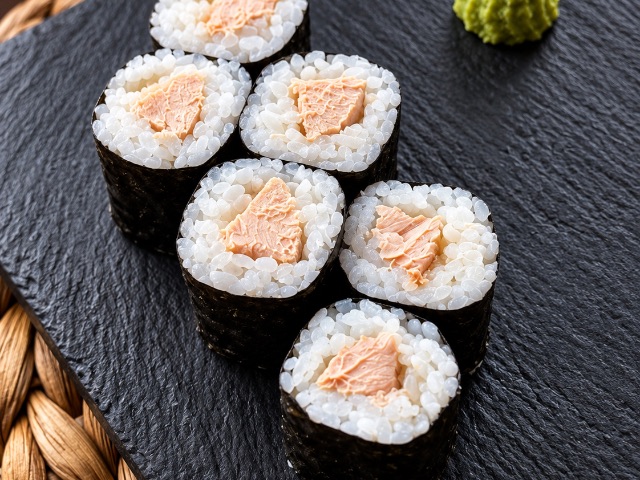 Maki foie gras, figue