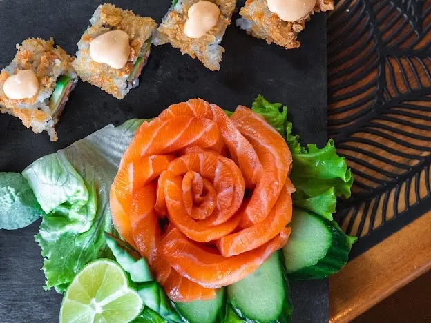 Sashimi saumon x10