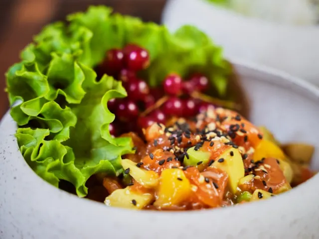 Tartare saumon, avocat